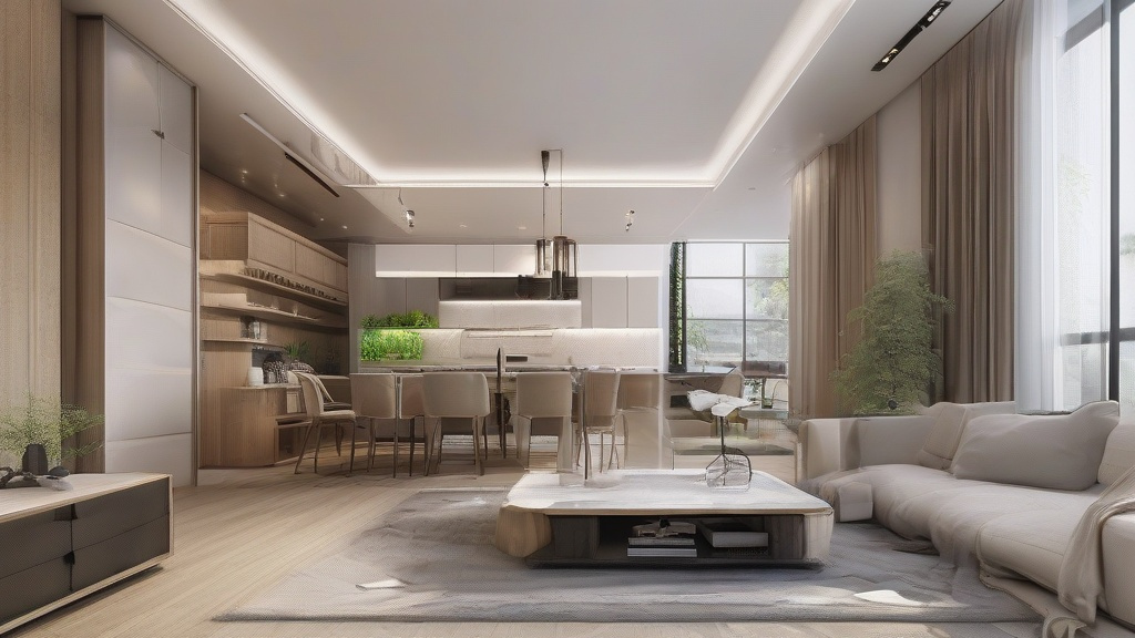 智能照明与吊顶设计融合：打造未来感家居的5大方案